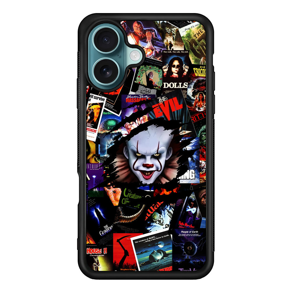 IT Clown Gaze From The Poster iPhone 16 Plus Case - Xtracase
