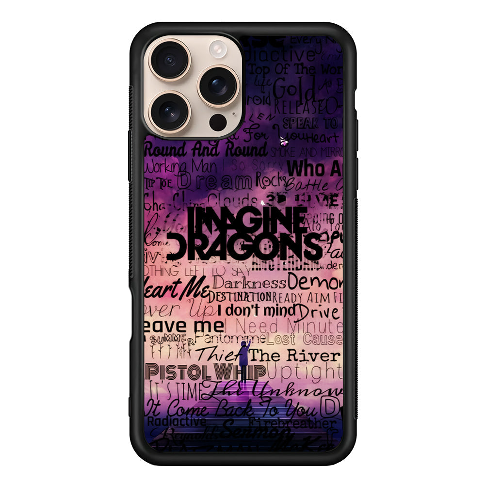 Imagine Dragons Poster Art iPhone 16 Pro Max Case - iPhone 16 Pro Max
