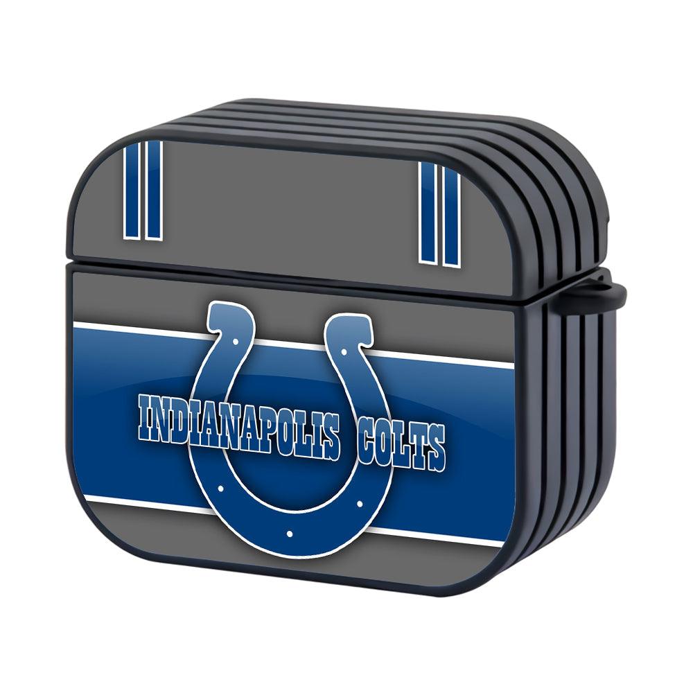 Indianapolis Colts NFL Shadows Movement Hard Plastic Case Cover For Apple Airpods 3-Xtracase