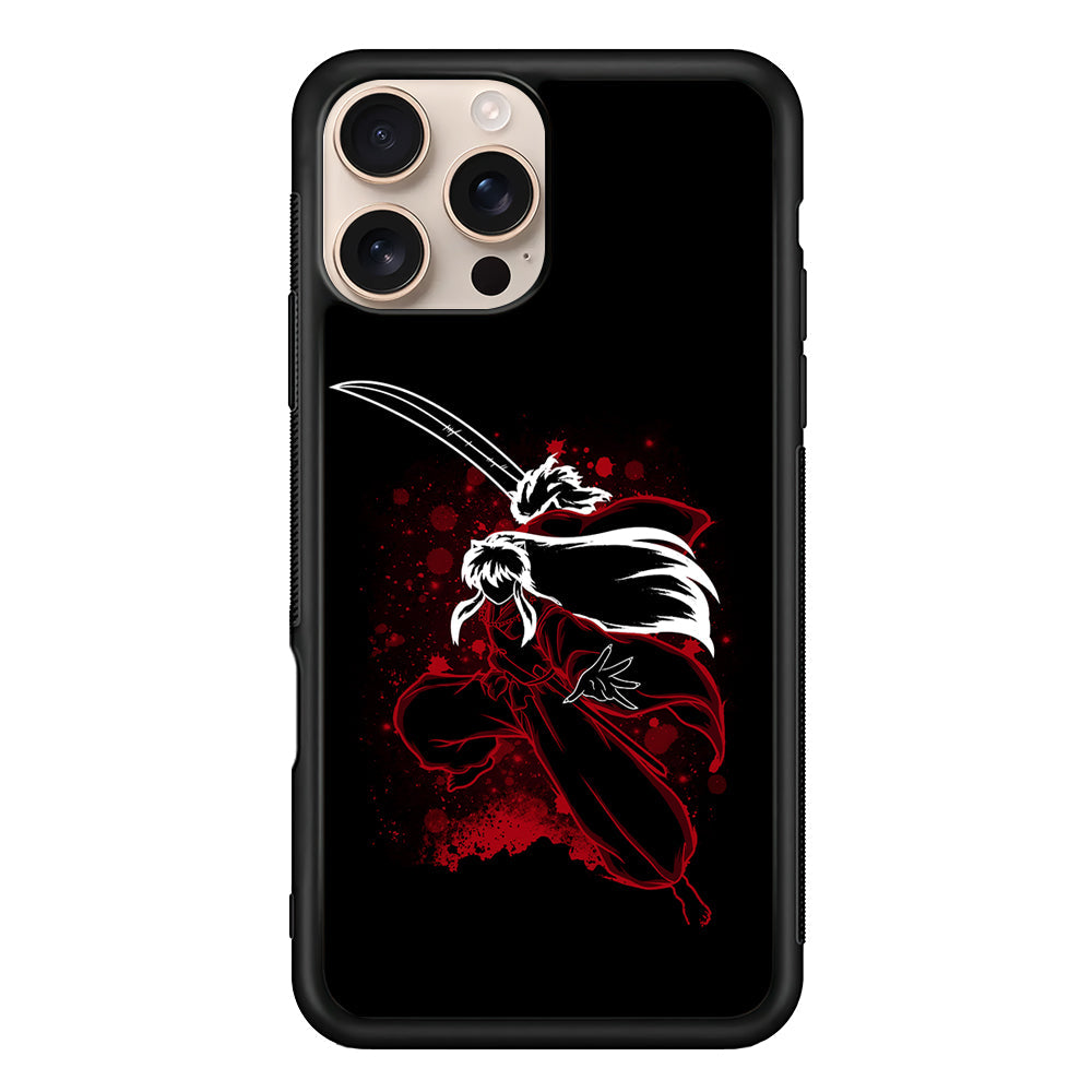 Inuyasha Silhouette iPhone 16 Pro Max Case - iPhone 16 Pro Max