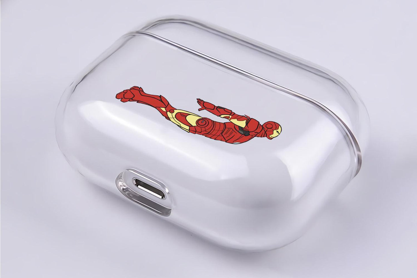 Iron Man Kite Mode Protective Clear Case Cover For Apple Airpod Pro 2-Xtracase