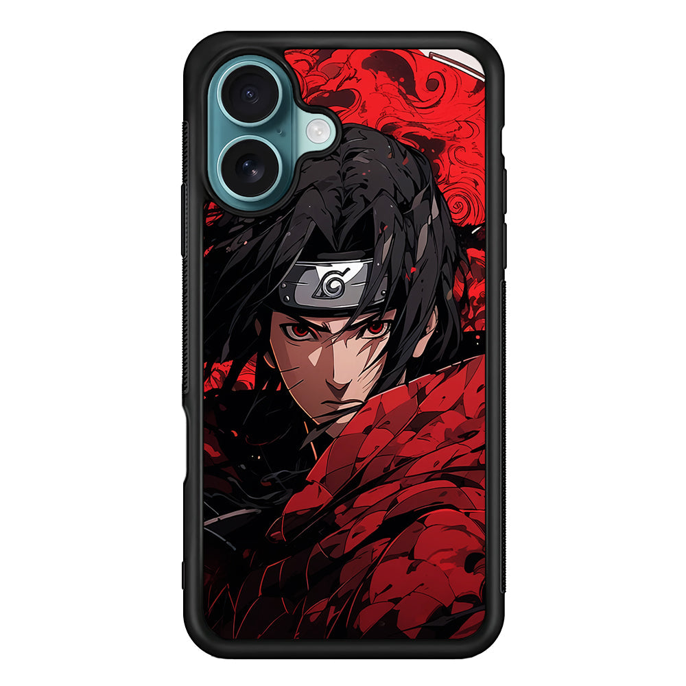 Itachi Uchiha Red Clothes iPhone 16 Plus Case - Xtracase