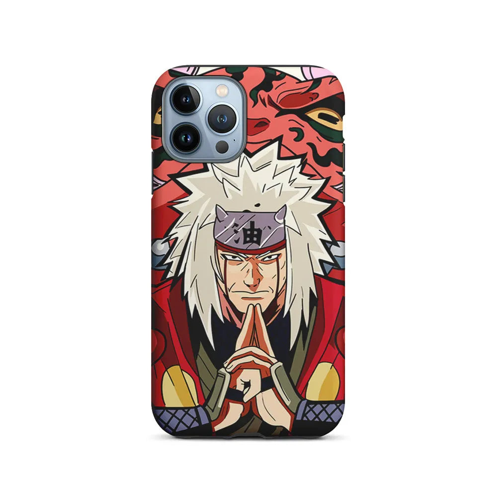 Jiraya X Gamabunta iPhone 13 Pro Case-2 in 1 Tough Case-Xtracase
