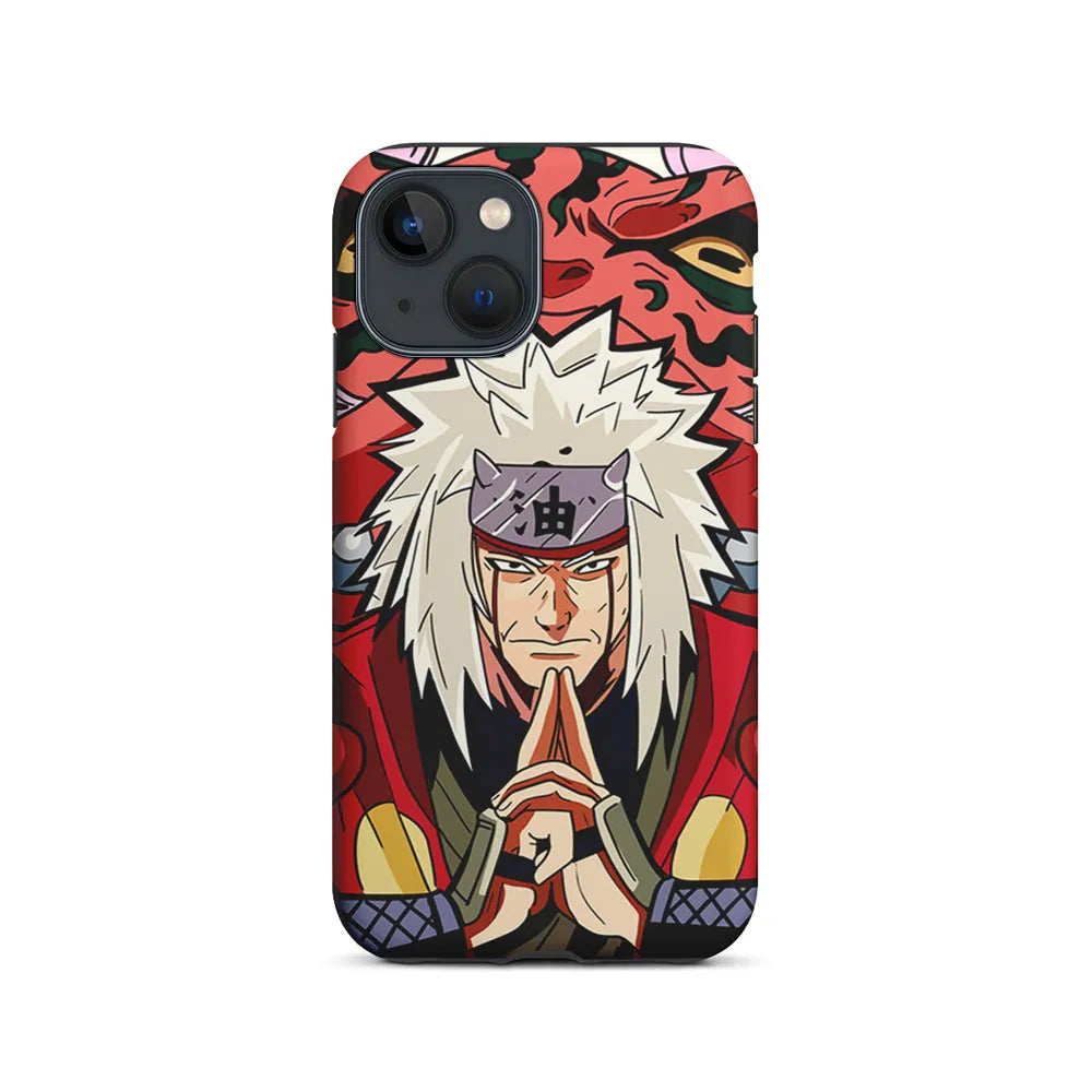 Jiraya X Gamabunta iPhone 15 Plus Case-2 in 1 Tough Case-Xtracase