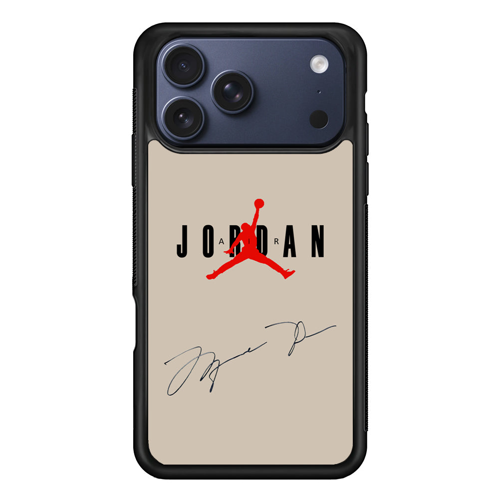 Jordan Signature iPhone 17 Pro Case - Xtracase