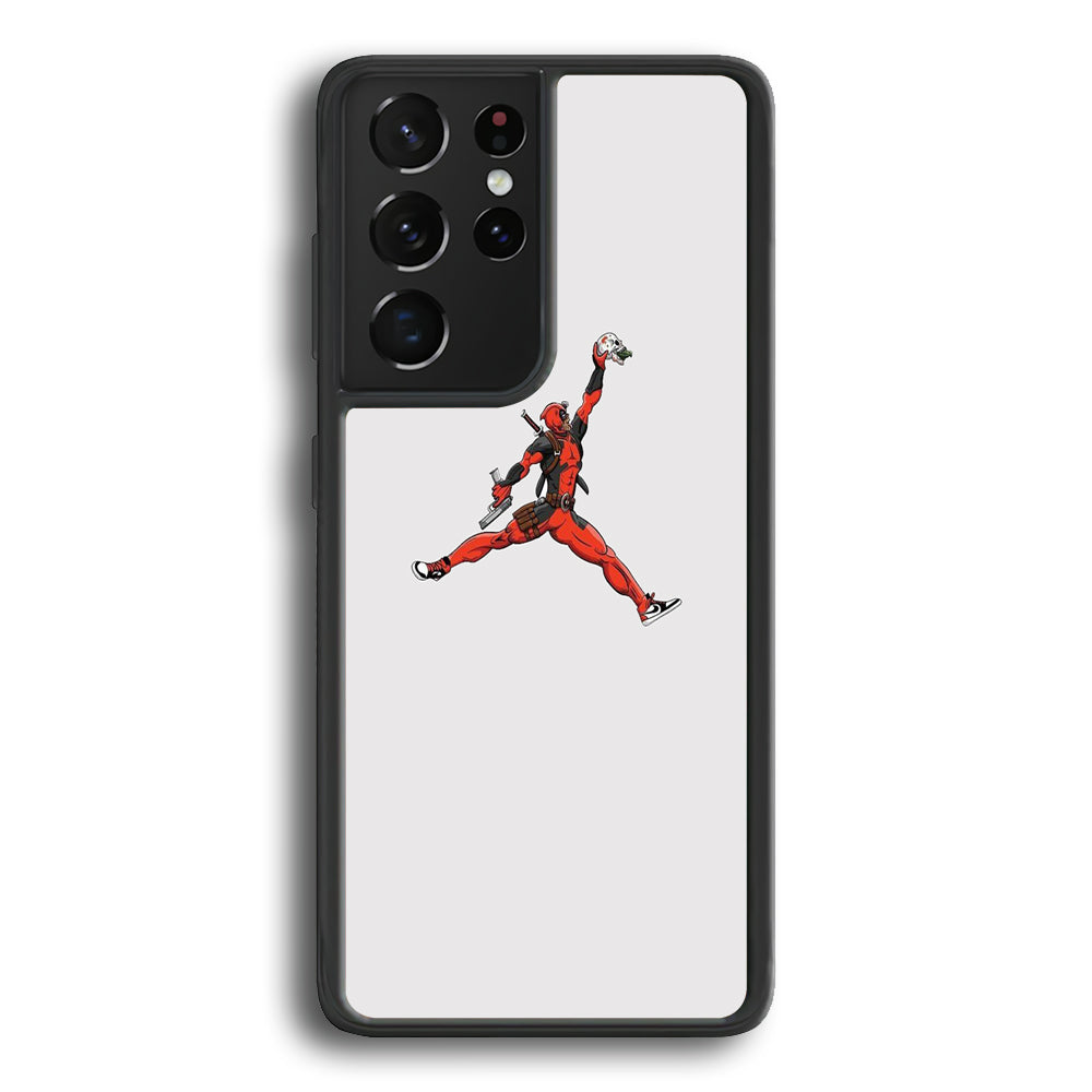 Jordan Deadpool Meme White Milk Samsung Galaxy S25 Ultra Case-Xtracase