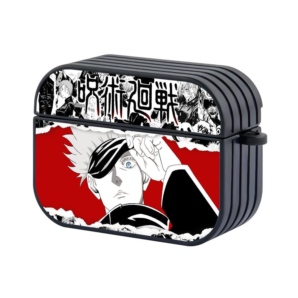 Jujutsu Kaisen Gojo Stare on You Hard Plastic Case Cover For Apple Airpods Pro-Xtracase