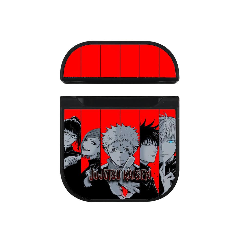 Jujutsu Kaisen Red Spirit Hard Plastic Case Cover For Apple Airpods-Xtracase