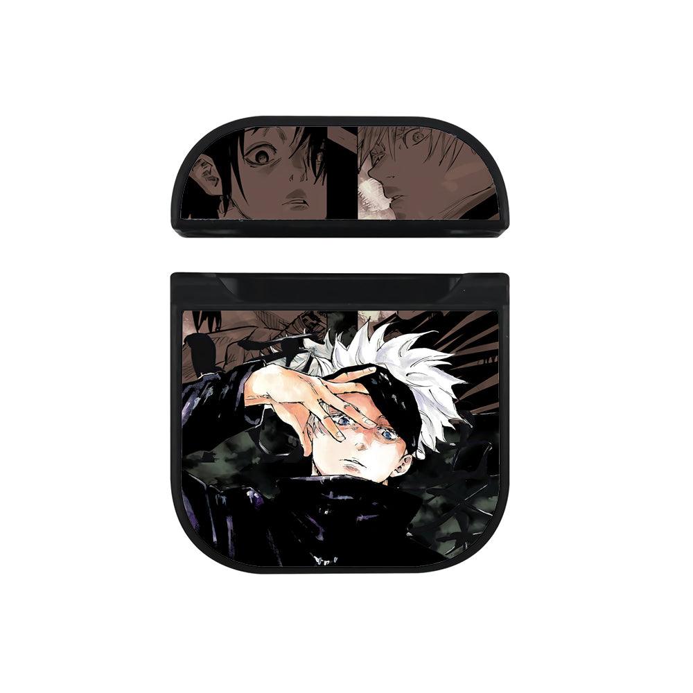 Jujutsu Kaisen Sensei Serious Mode Hard Plastic Case Cover For Apple Airpods-Xtracase