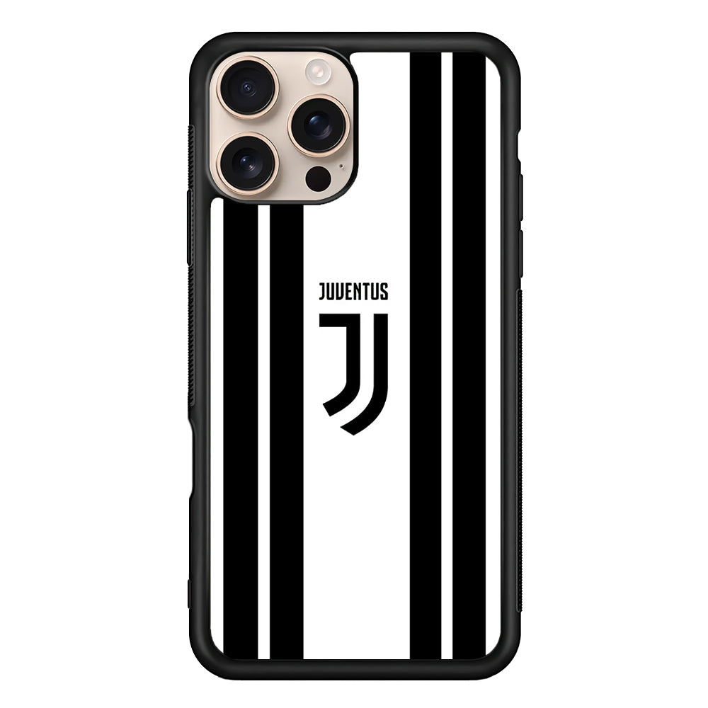 Juventus Black Stripe iPhone 16 Pro Case - iPhone 16 Pro