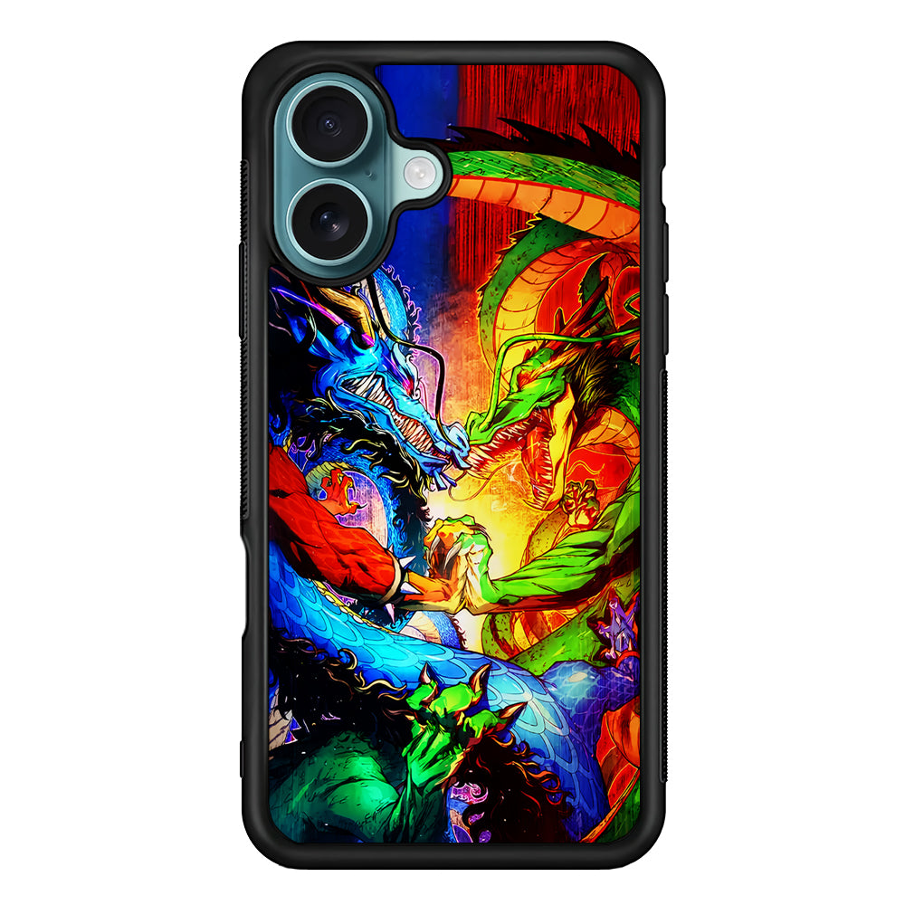 Kaido VS Shenron Crossover iPhone 16 Case - Xtracase