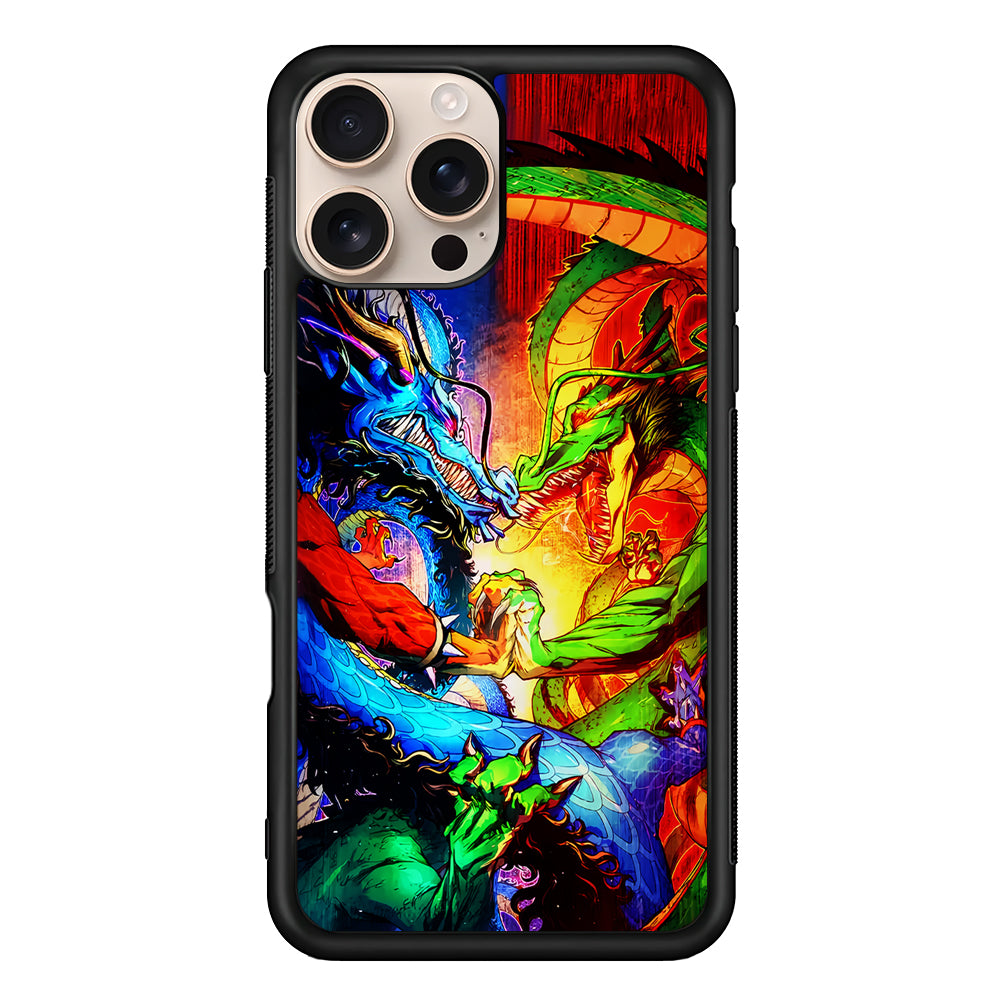 Kaido VS Shenron Crossover iPhone 16 Pro Case - iPhone 16 Pro