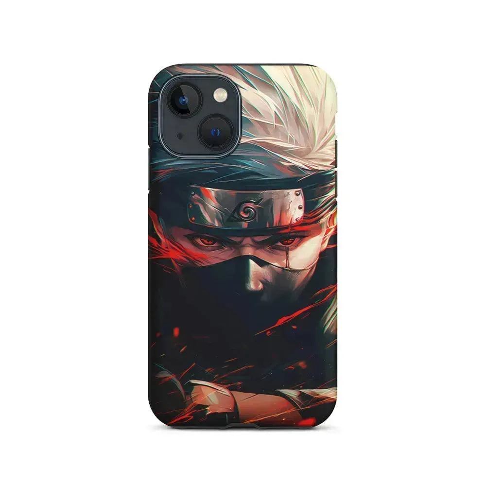 Kakashi Hatake Fighting Mode iPhone 13 Mini Case-2 in 1 Tough Case-Xtracase