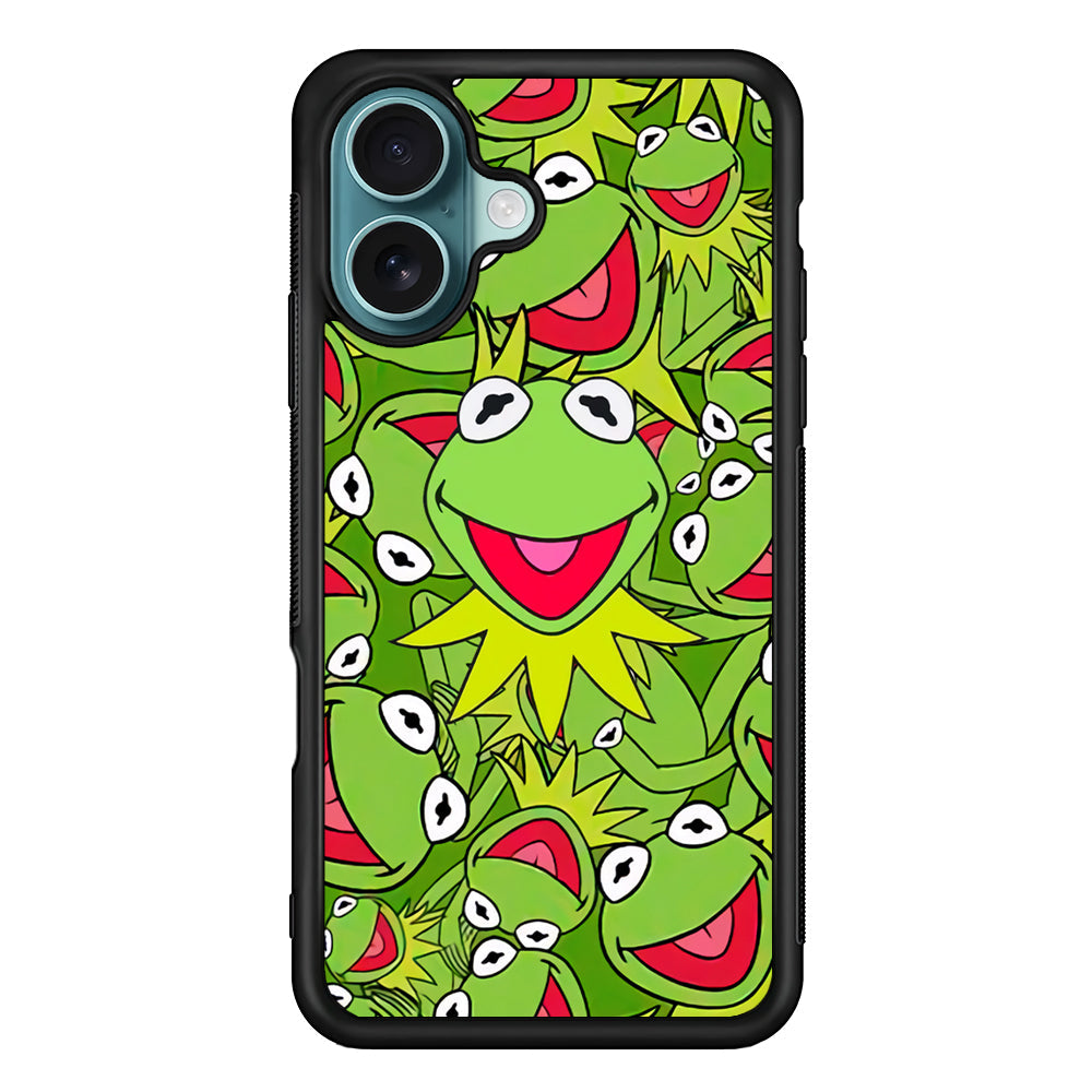 Kermit Frog Smile Feeling Happy iPhone 16 Plus Case - Xtracase