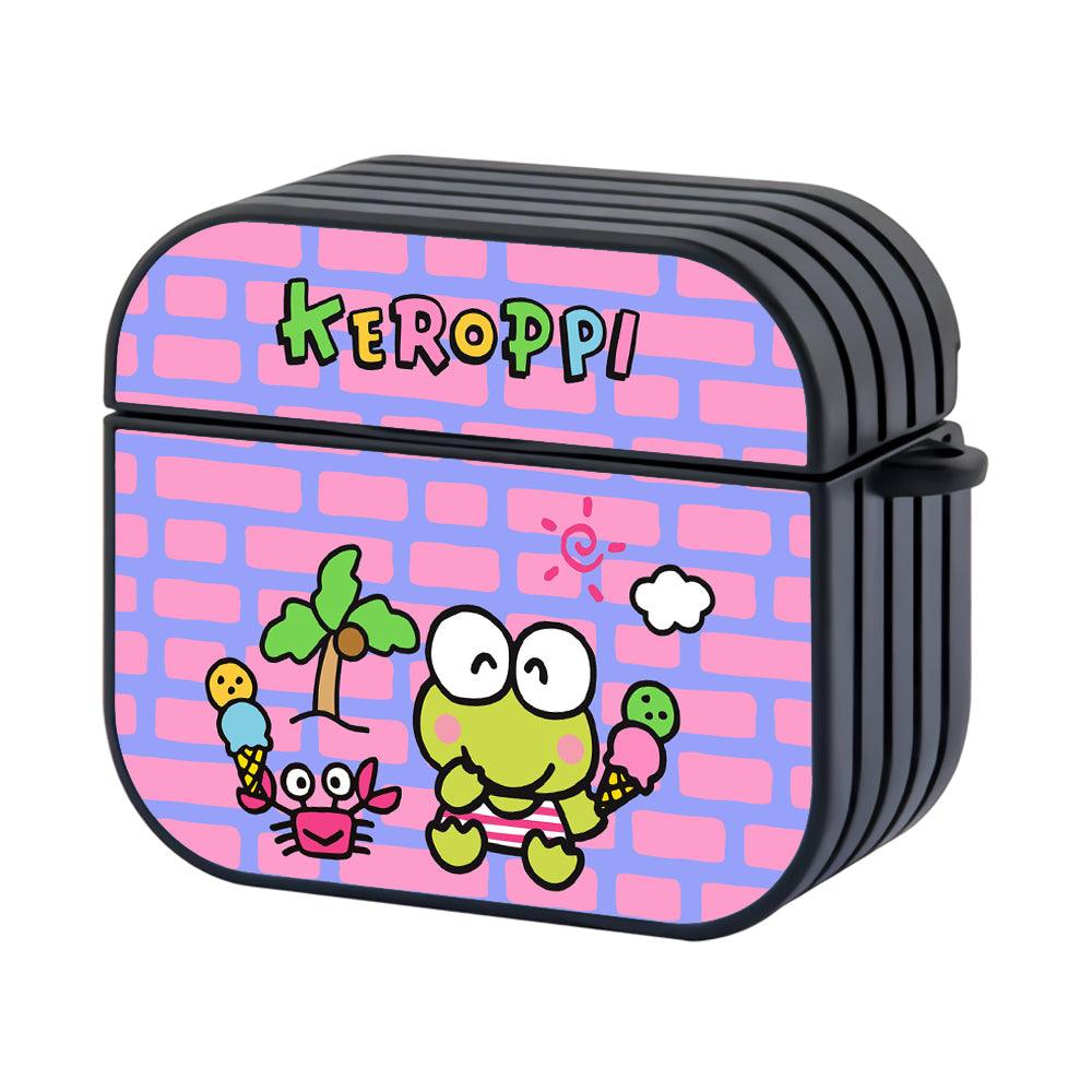 Keroppi Fresh Ice Cream on The Beach Apple Airpods 4 Case-Xtracase