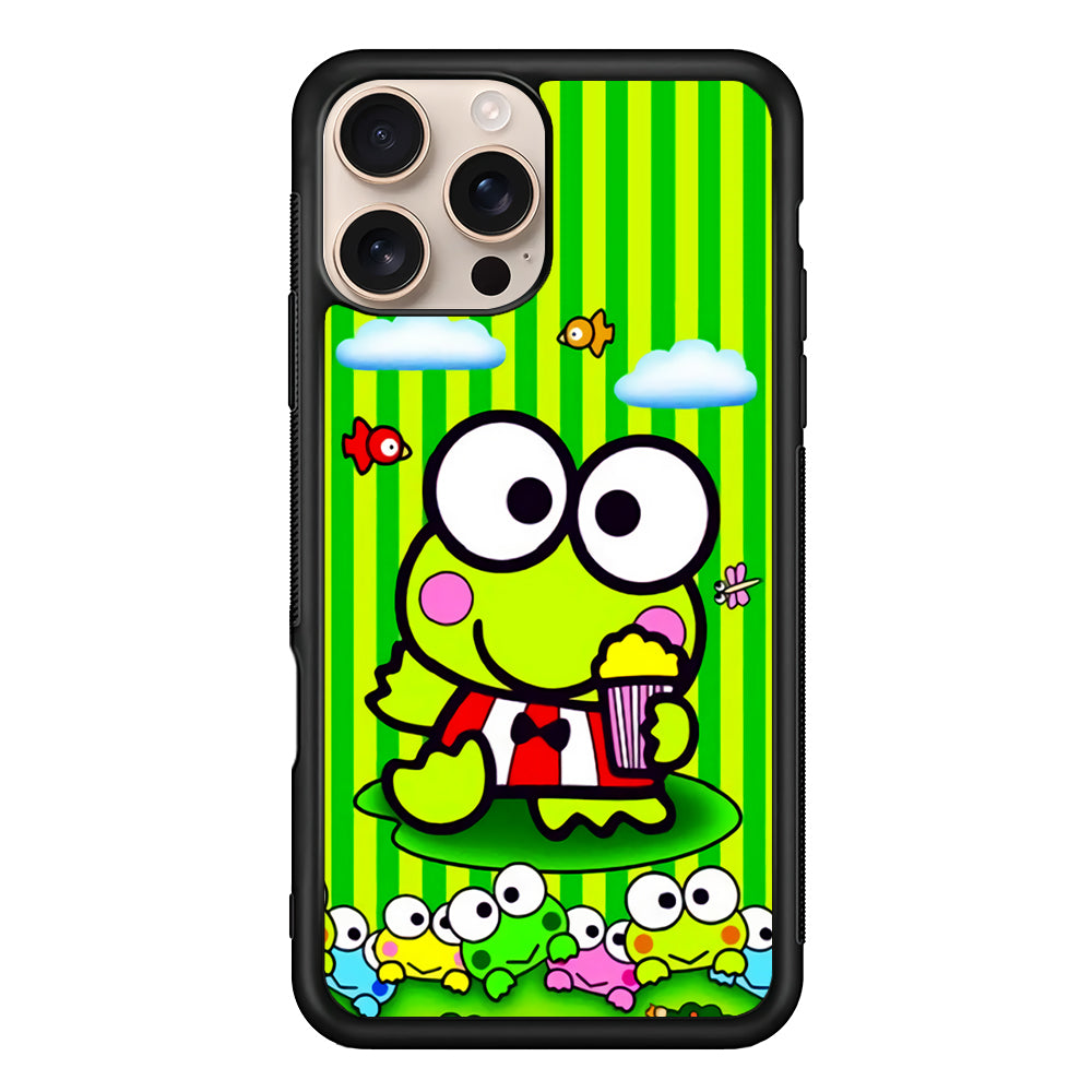 Keroppi Stripe Green iPhone 16 Pro Case - iPhone 16 Pro