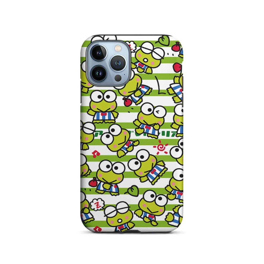 Keroppi Want to Vacation iPhone 13 Pro Case-2 in 1 Tough Case-Xtracase