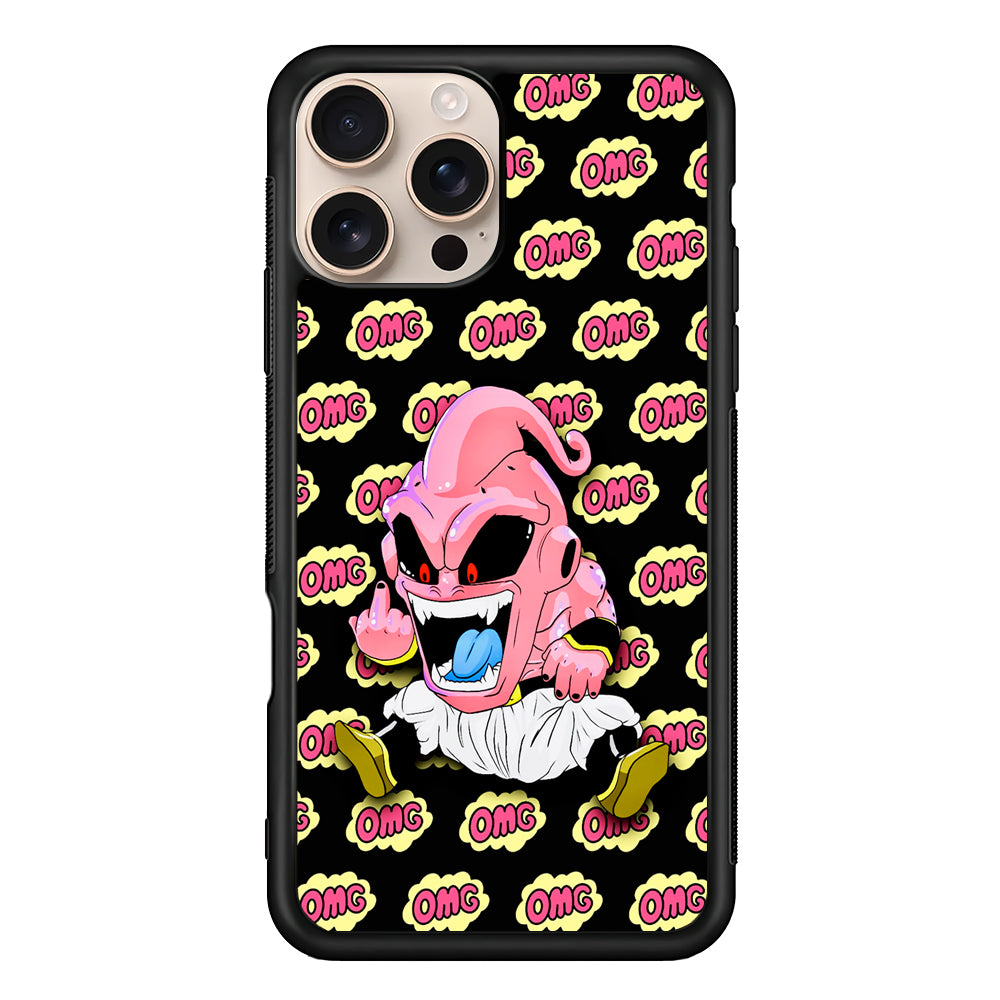 Kid Buu OMG Word Patern iPhone 16 Pro Case - iPhone 16 Pro