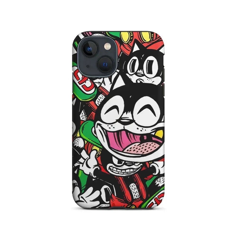 Kitty Club Party iPhone 13 Mini Case-2 in 1 Tough Case-Xtracase
