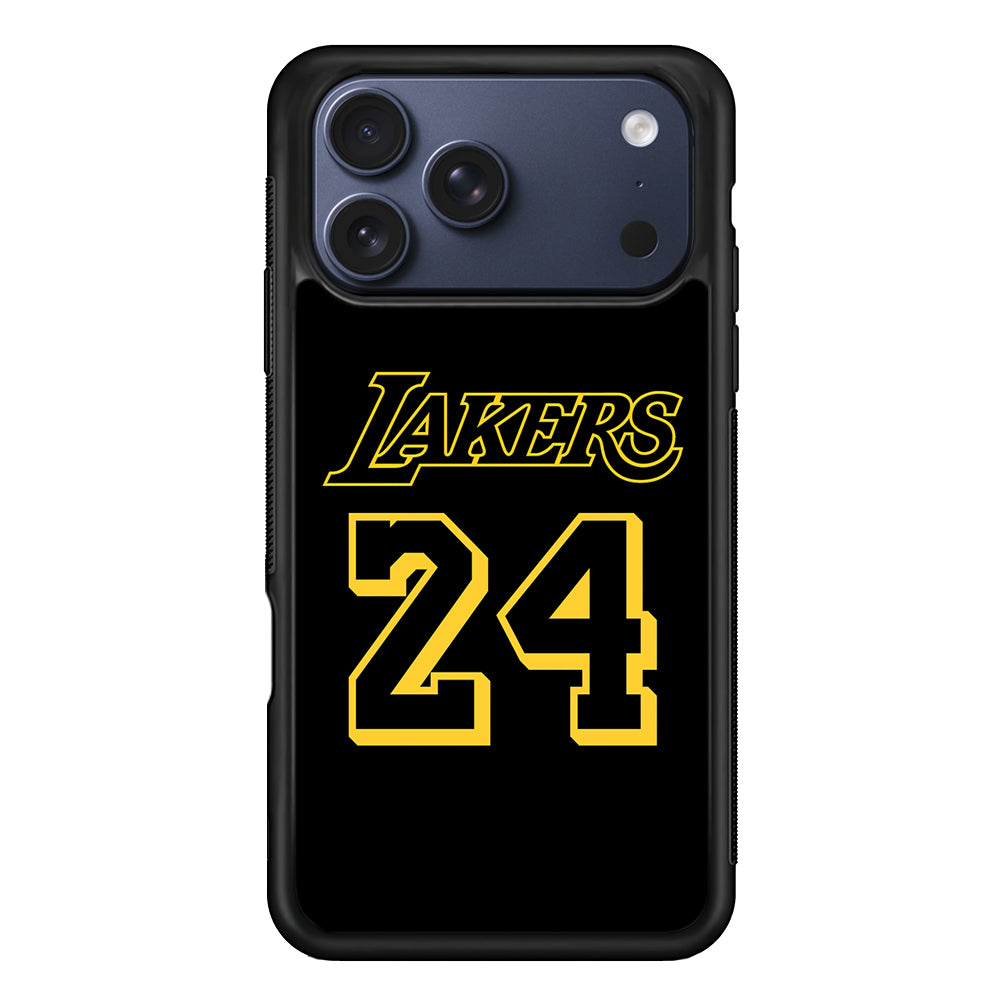 Kobe Bryant Lakers 24 iPhone 17 Pro Case - Xtracase