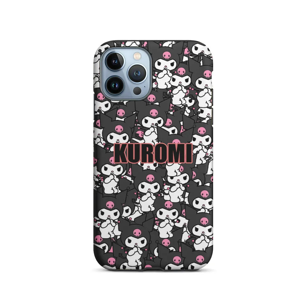Kuromi Doodle iPhone 13 Pro Case-2 in 1 Tough Case-Xtracase