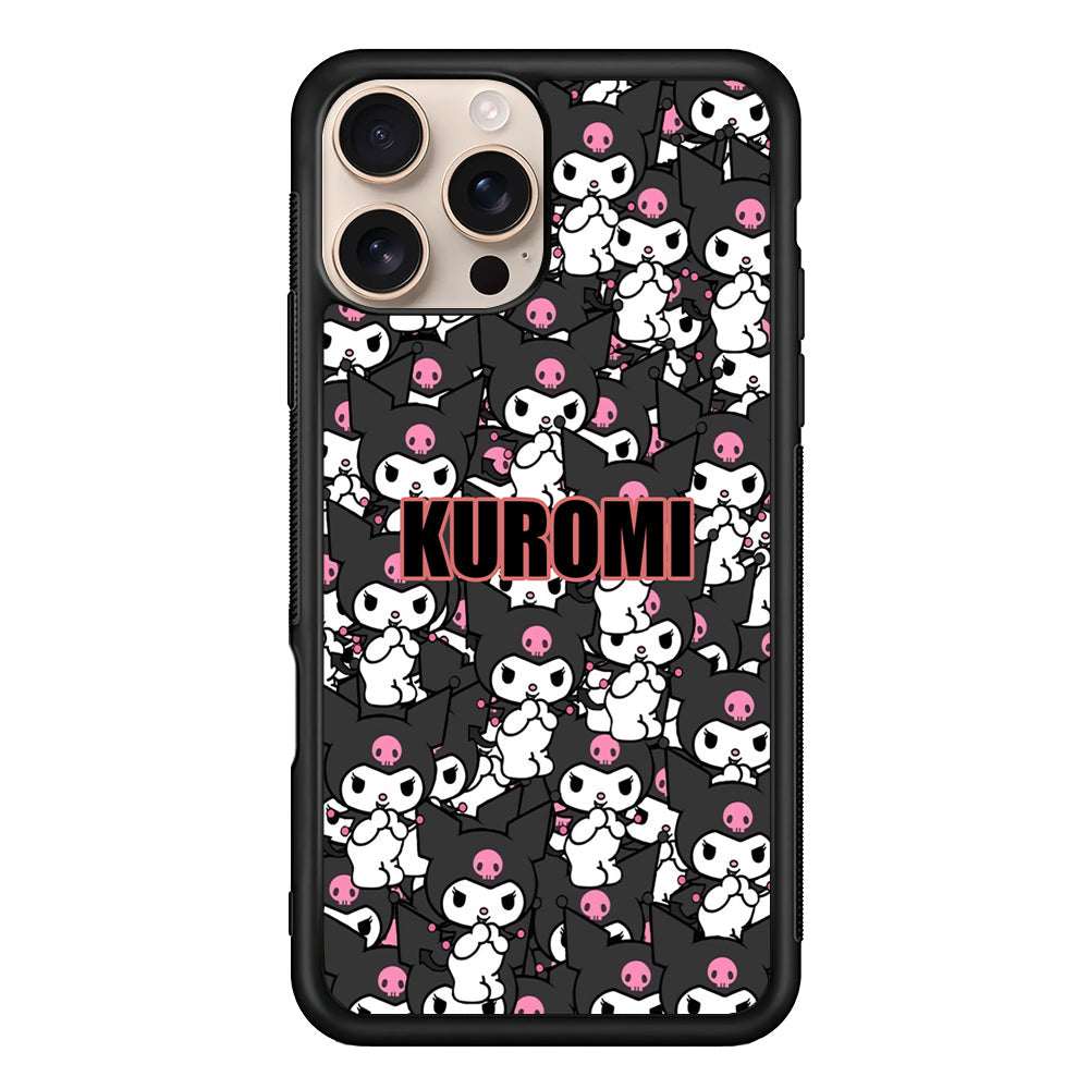 Kuromi Doodle iPhone 16 Pro Max Case - iPhone 16 Pro Max