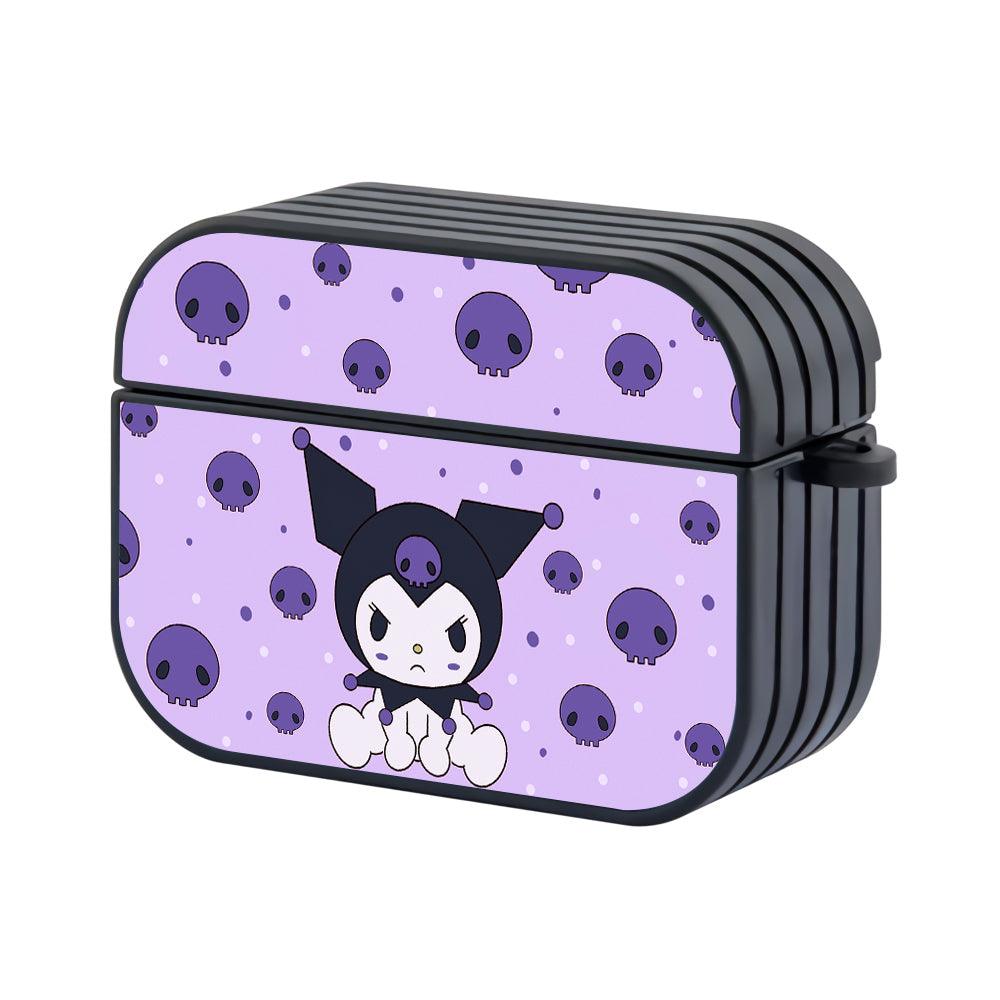 Kuromi Stare of Seriousness Hard Plastic Case Cover For Apple Airpods Pro-Xtracase