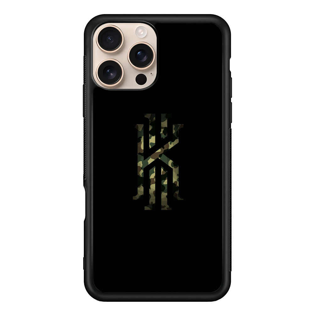Kyrie Irving Black Camo iPhone 16 Pro Case - Xtracase