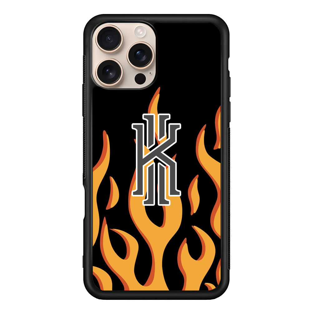 Kyrie Irving Burning Logo iPhone 16 Pro Max Case - Xtracase