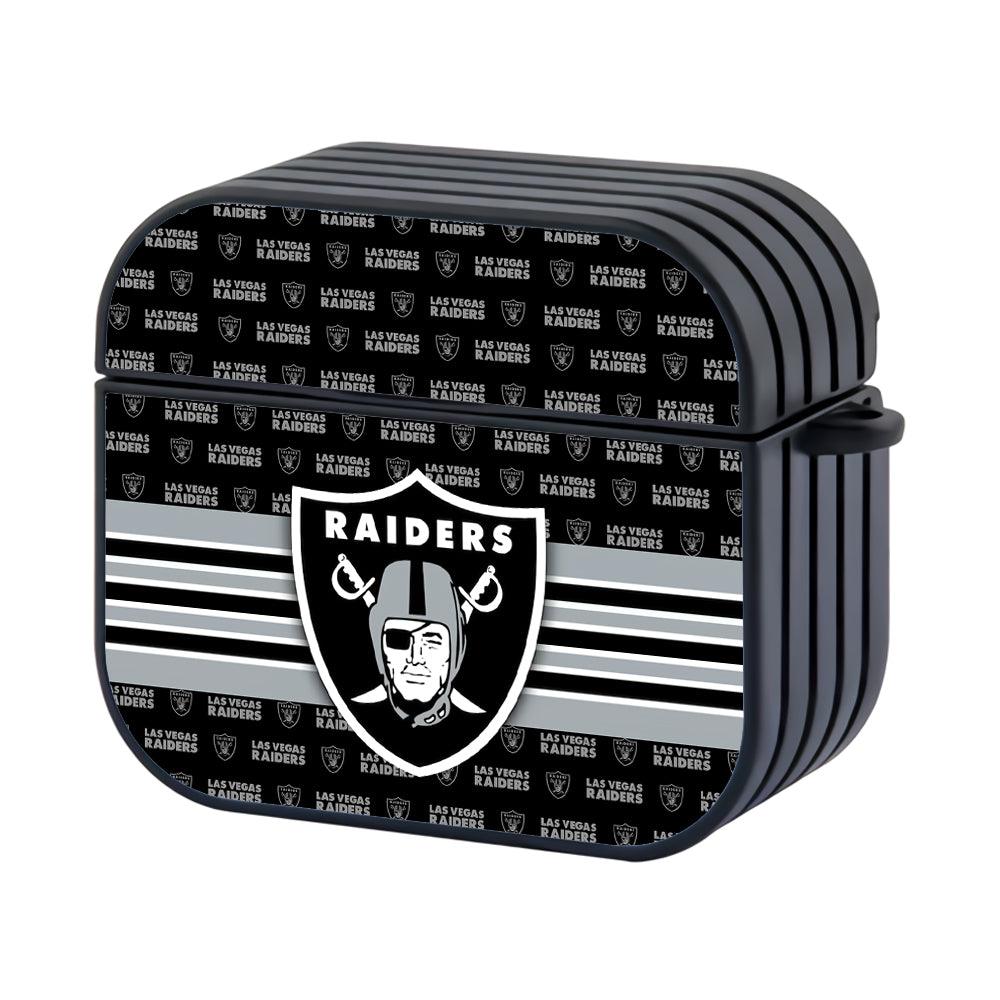 Las Vegas Raiders NFL Banner in Hand Apple Airpods 3 Case-Xtracase
