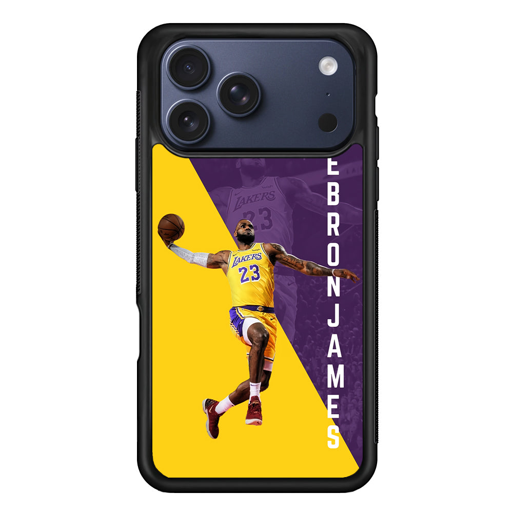 Lebron James Lakers 23 iPhone 17 Pro Max Case - Xtracase