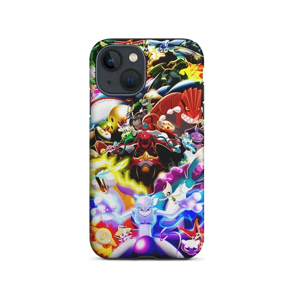 Legendary Pokemon iPhone 13 Mini Case-2 in 1 Tough Case-Xtracase
