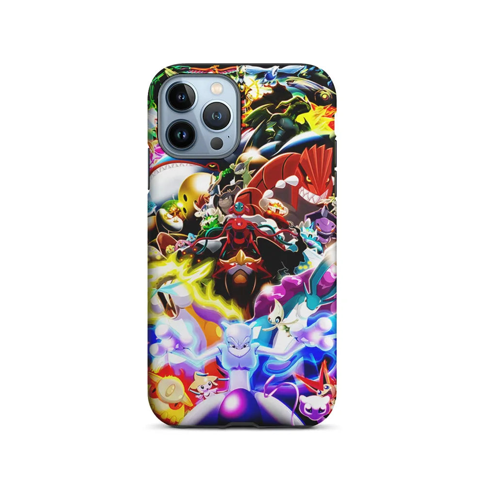 Legendary Pokemon iPhone 13 Pro Max Case-2 in 1 Tough Case-Xtracase