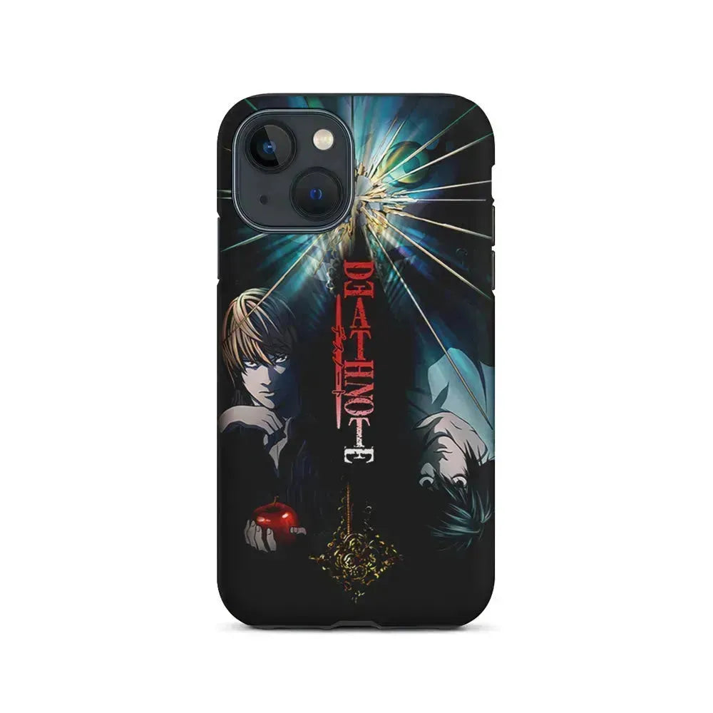 Light Yagami VS L Death Note iPhone 13 Mini Case-2 in 1 Tough Case-Xtracase