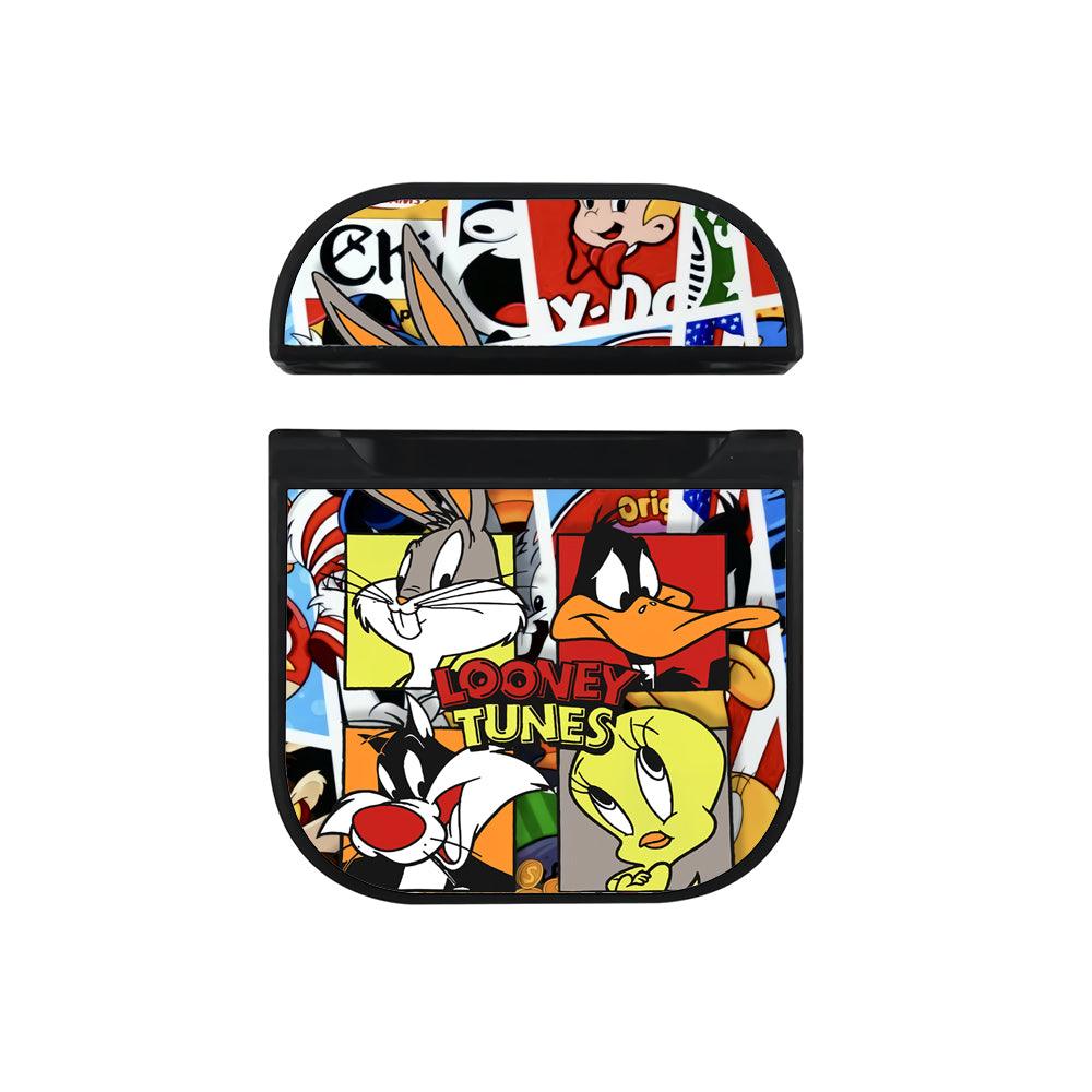 Looney Tunes within Four Main Characters Hard Plastic Case Cover For Apple Airpods-Xtracase
