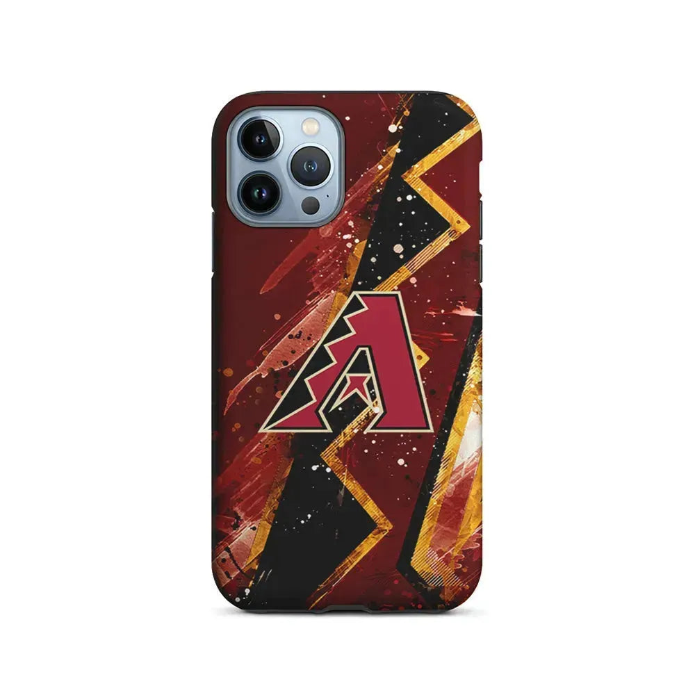 MLB Arizona Diamondbacks Team iPhone 15 Pro Max Case-2 in 1 Tough Case-Xtracase