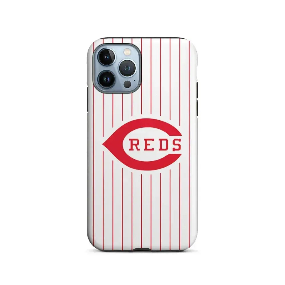 MLB Cincinnati Reds Team iPhone 15 Pro Max Case-2 in 1 Tough Case-Xtracase