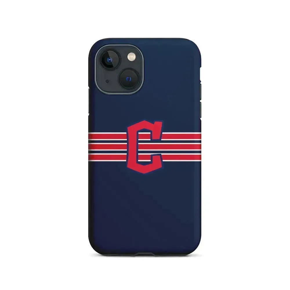 MLB Cleveland Guardians Team iPhone 13 Mini Case-2 in 1 Tough Case-Xtracase