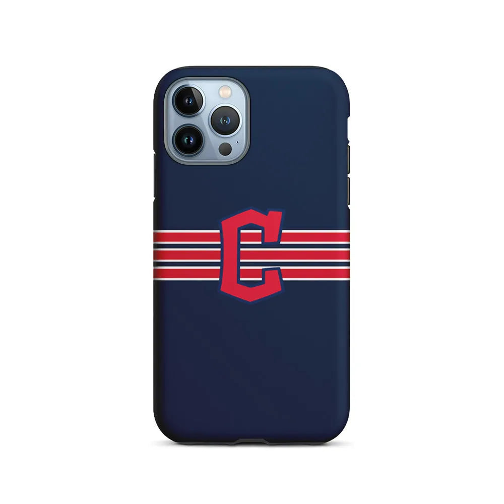 MLB Cleveland Guardians Team iPhone 13 Pro Case-2 in 1 Tough Case-Xtracase