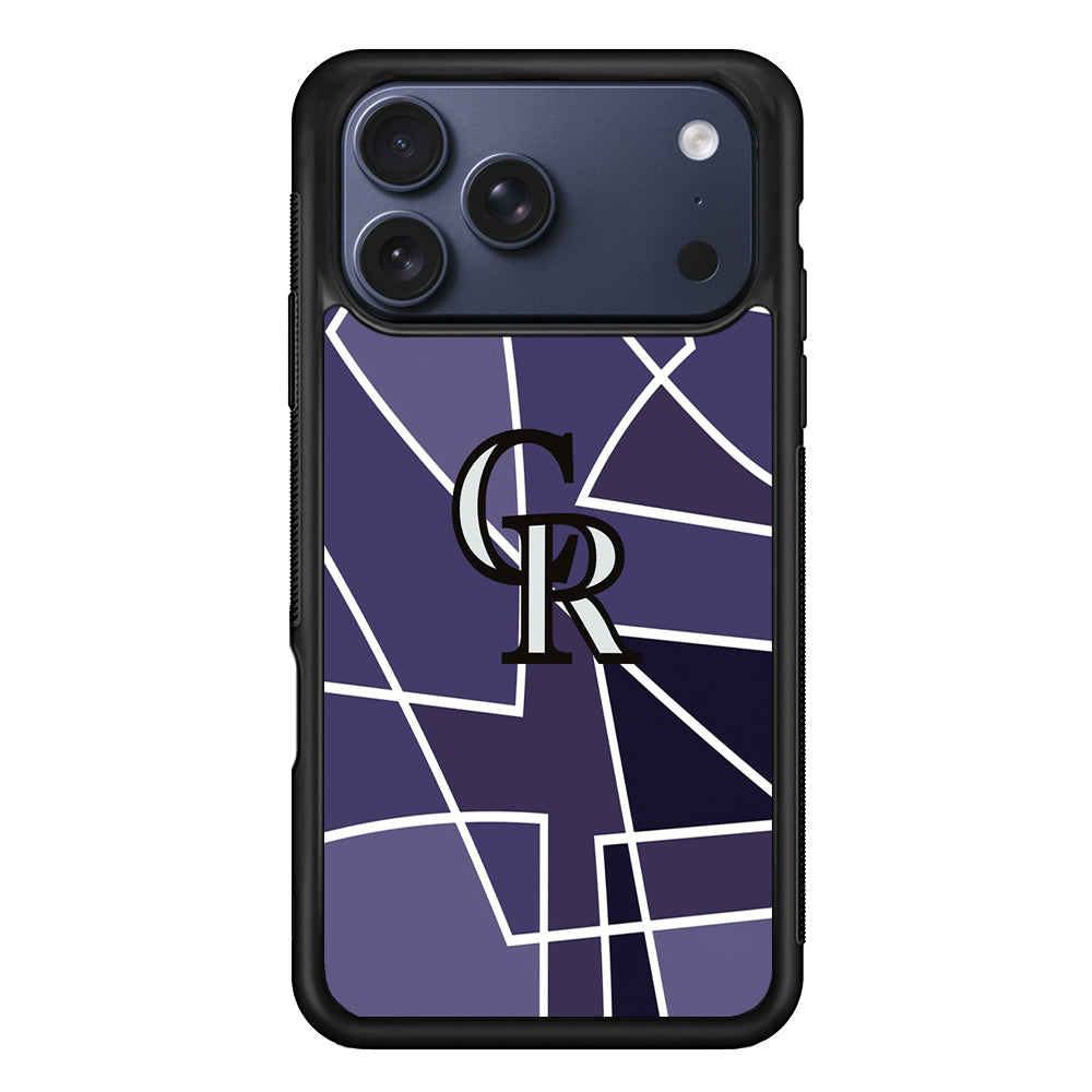 MLB Colorado Rockies Logo iPhone 17 Pro Max Case - Xtracase