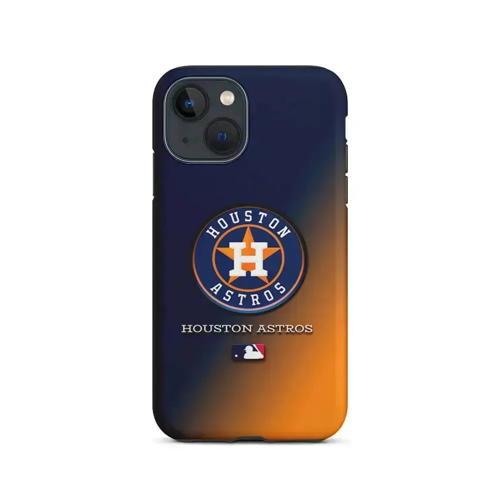 MLB Houston Astros Logo iPhone 13 Mini Case-2 in 1 Tough Case-Xtracase