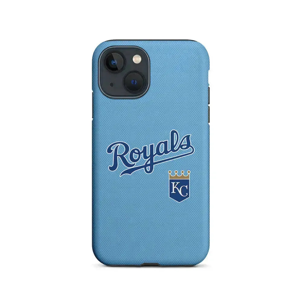 MLB Kansas City Royals Logo iPhone 13 Mini Case-2 in 1 Tough Case-Xtracase