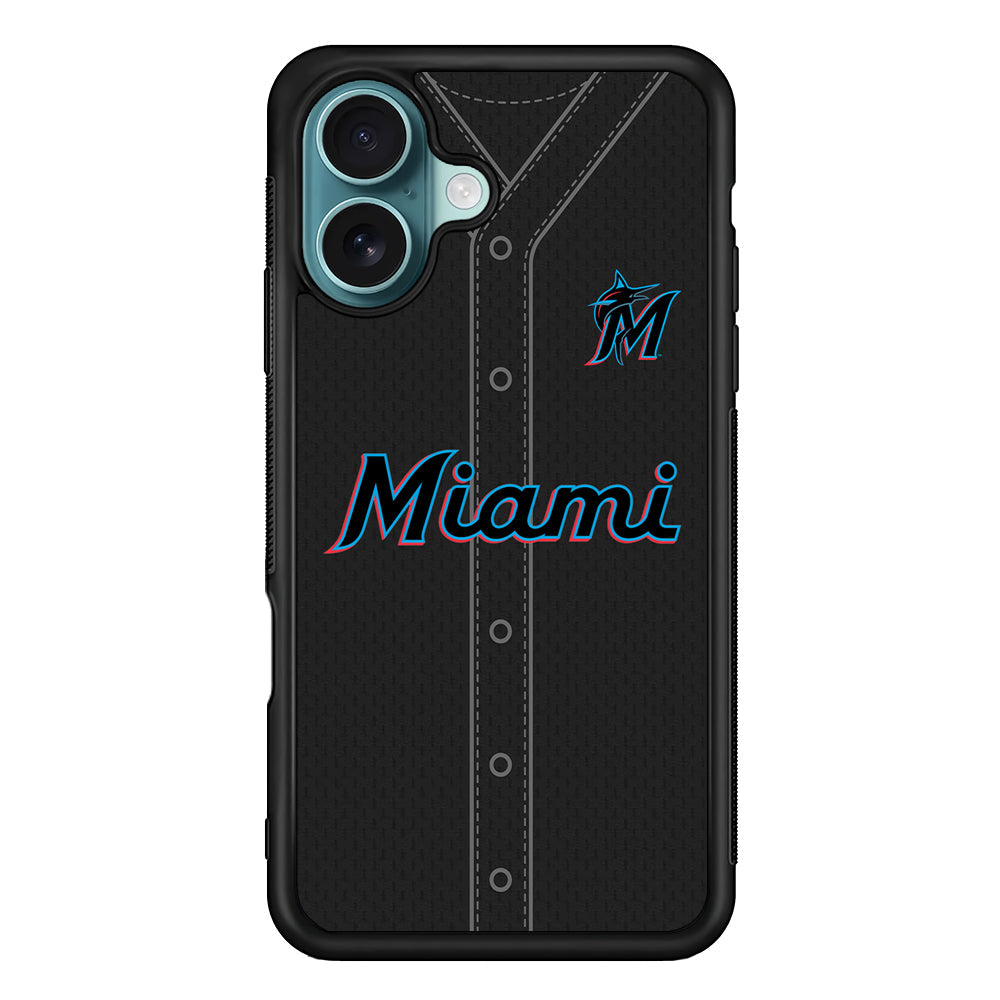 MLB Miami Marlins Jersey iPhone 17 Case - Xtracase
