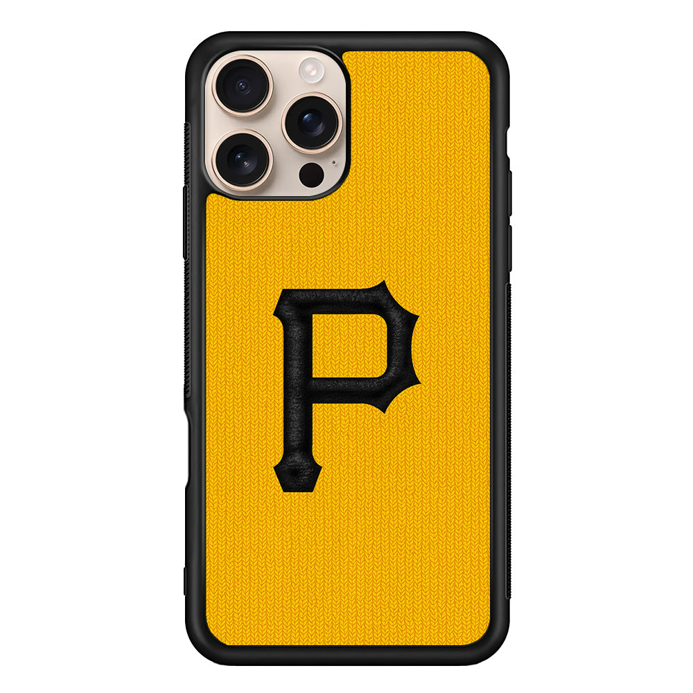 MLB Pittsburgh Pirates Pattern iPhone 16 Pro Max Case - iPhone 16 Pro Max