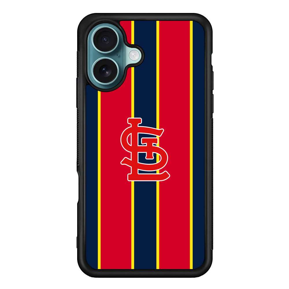 MLB St Louis Cardinals Logo iPhone 16 Case - Xtracase