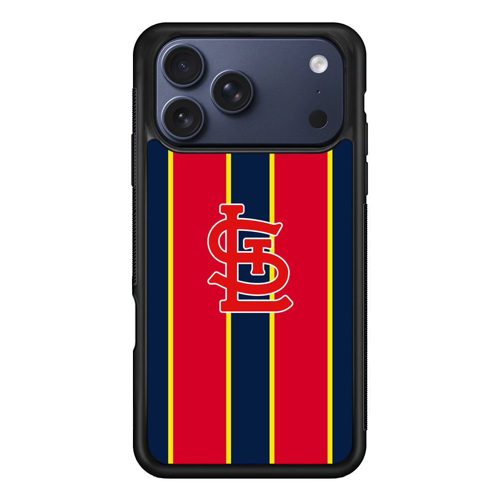 MLB St Louis Cardinals Logo iPhone 17 Pro Max Case - Xtracase