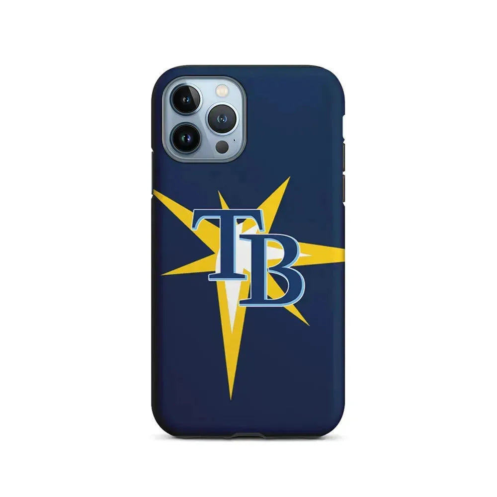 MLB Tampa Bay Rays Team iPhone 15 Pro Max Case-2 in 1 Tough Case-Xtracase