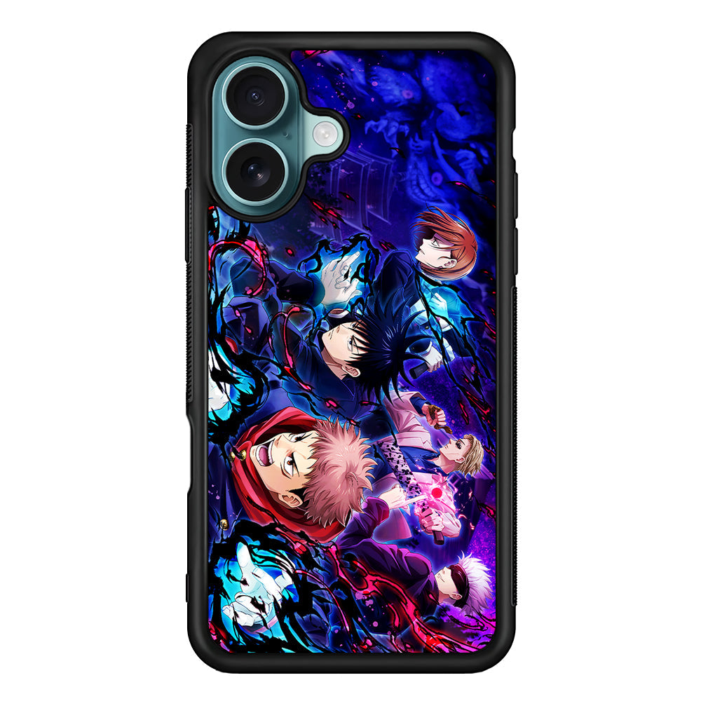 Main Characters of Jujutsu Kaisen iPhone 16 Plus Case - Xtracase