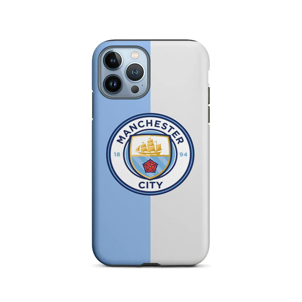 Manchester City Colour Of Pride iPhone 13 Pro Case-2 in 1 Tough Case-Xtracase