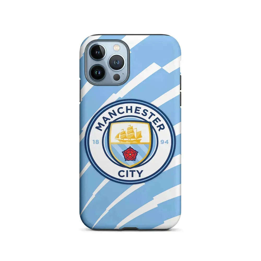Manchester City EPL iPhone 15 Pro Max Case-2 in 1 Tough Case-Xtracase